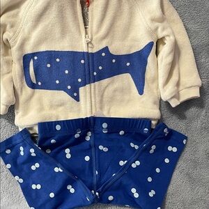 Christian Robinson Kids Cream and Blue Matching Set